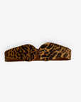 Animal print leather belt tied in front – handcrafted in Argentina by MESCH
