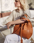 Harper Bucket Bag Caramel