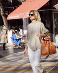 Harper Bucket Bag Caramel