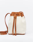 Atuel Bucket Bag in Canvas and Leather