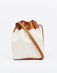 Atuel Bucket Bag in Canvas and Leather