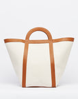 Atuel Tote Bag in Canvas and Leather
