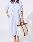 Atuel Tote Bag in Canvas and Leather