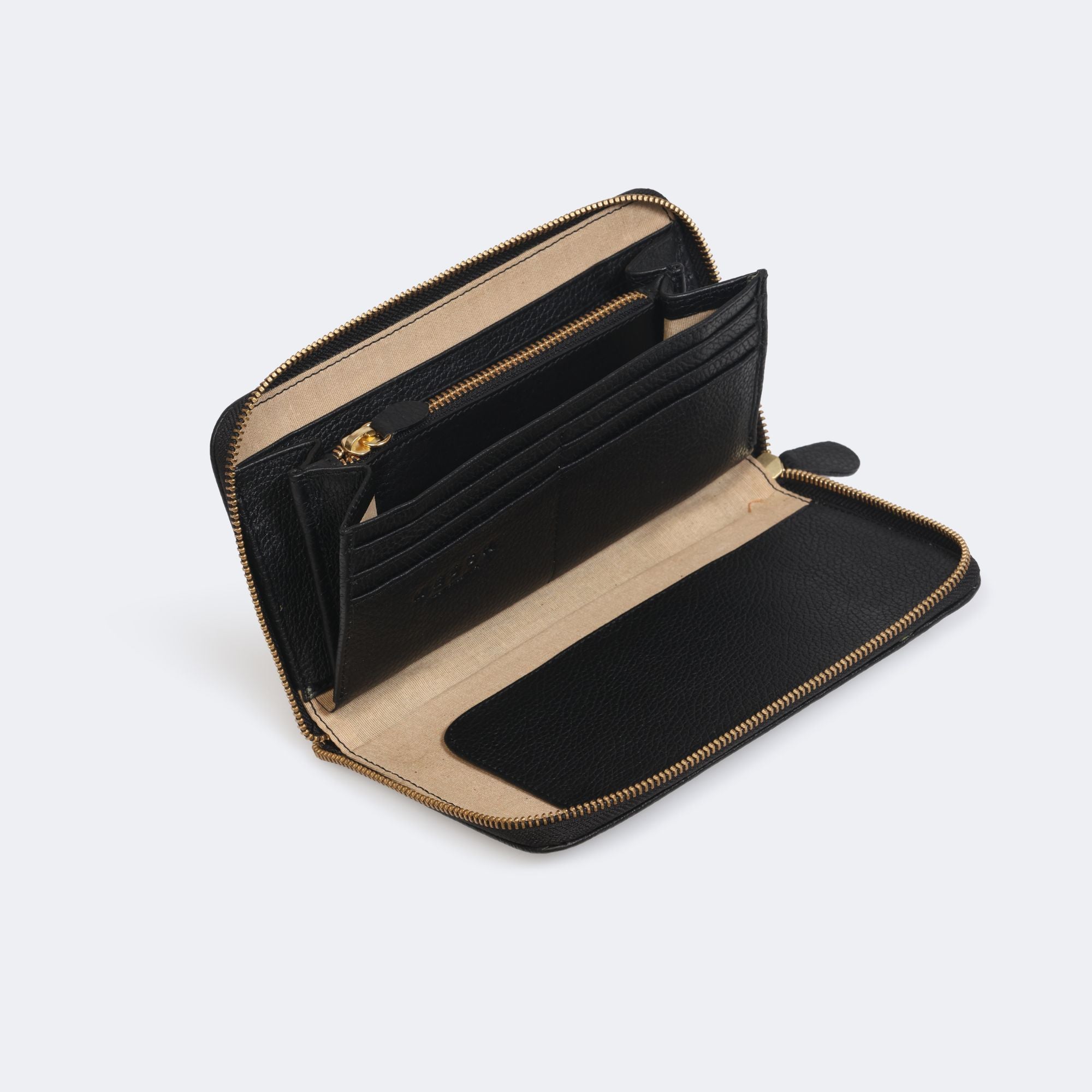 Large Wallet – Leather Zip-Around Wallet