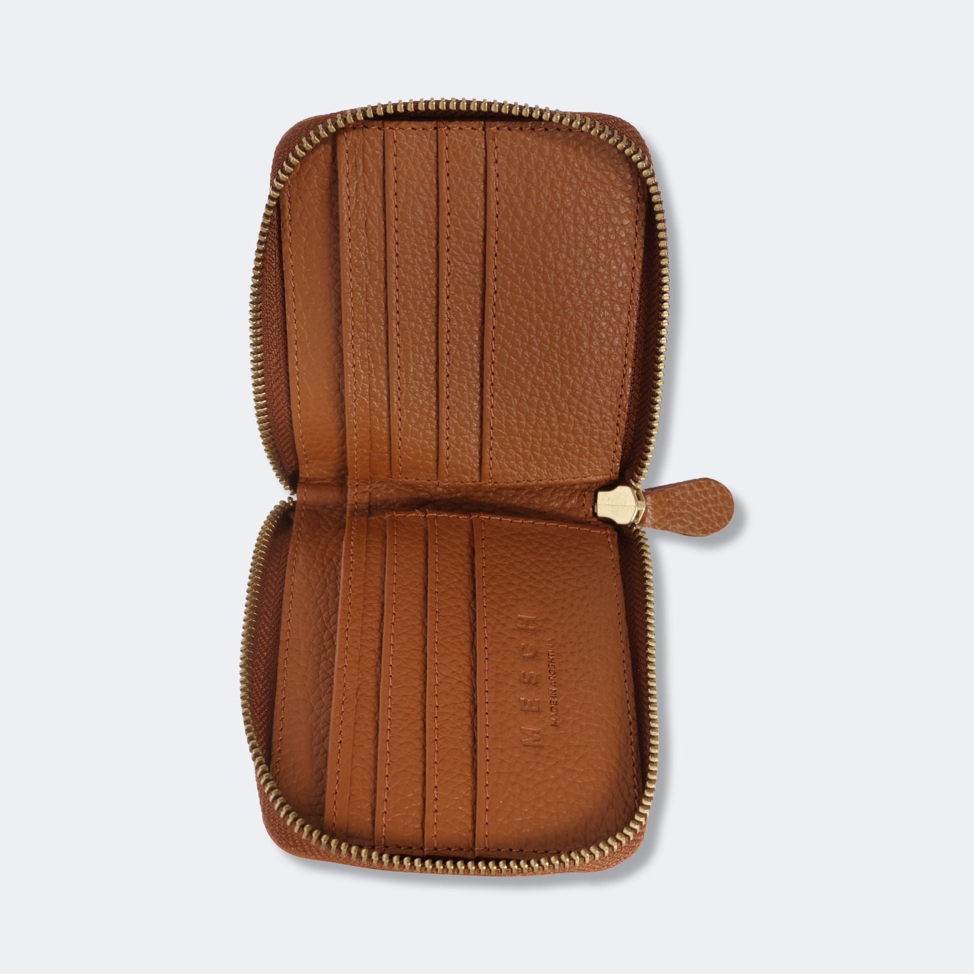 Mini Wallet – Leather Zip-Around Wallet