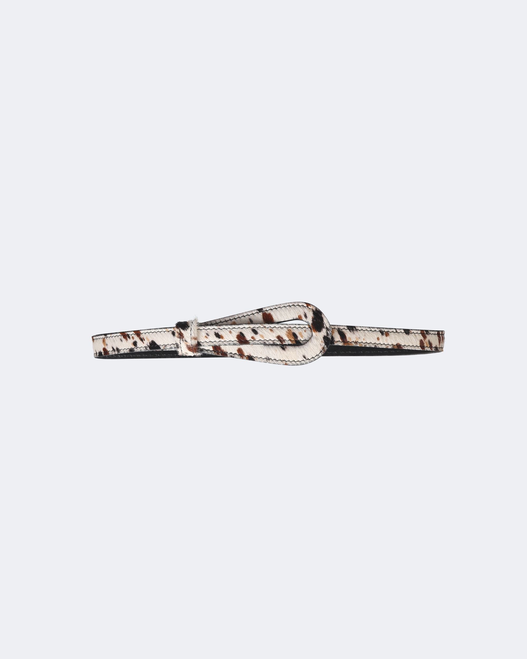 Pampa – Hair-On Slim Bow Tie Belt