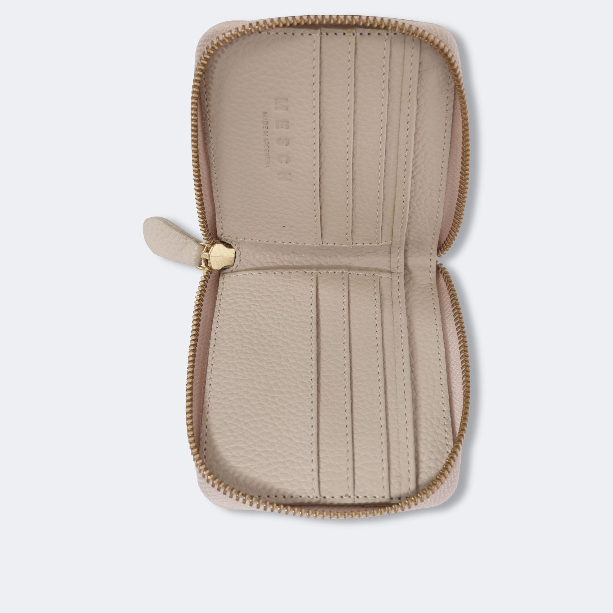 Mini Wallet – Leather Zip-Around Wallet