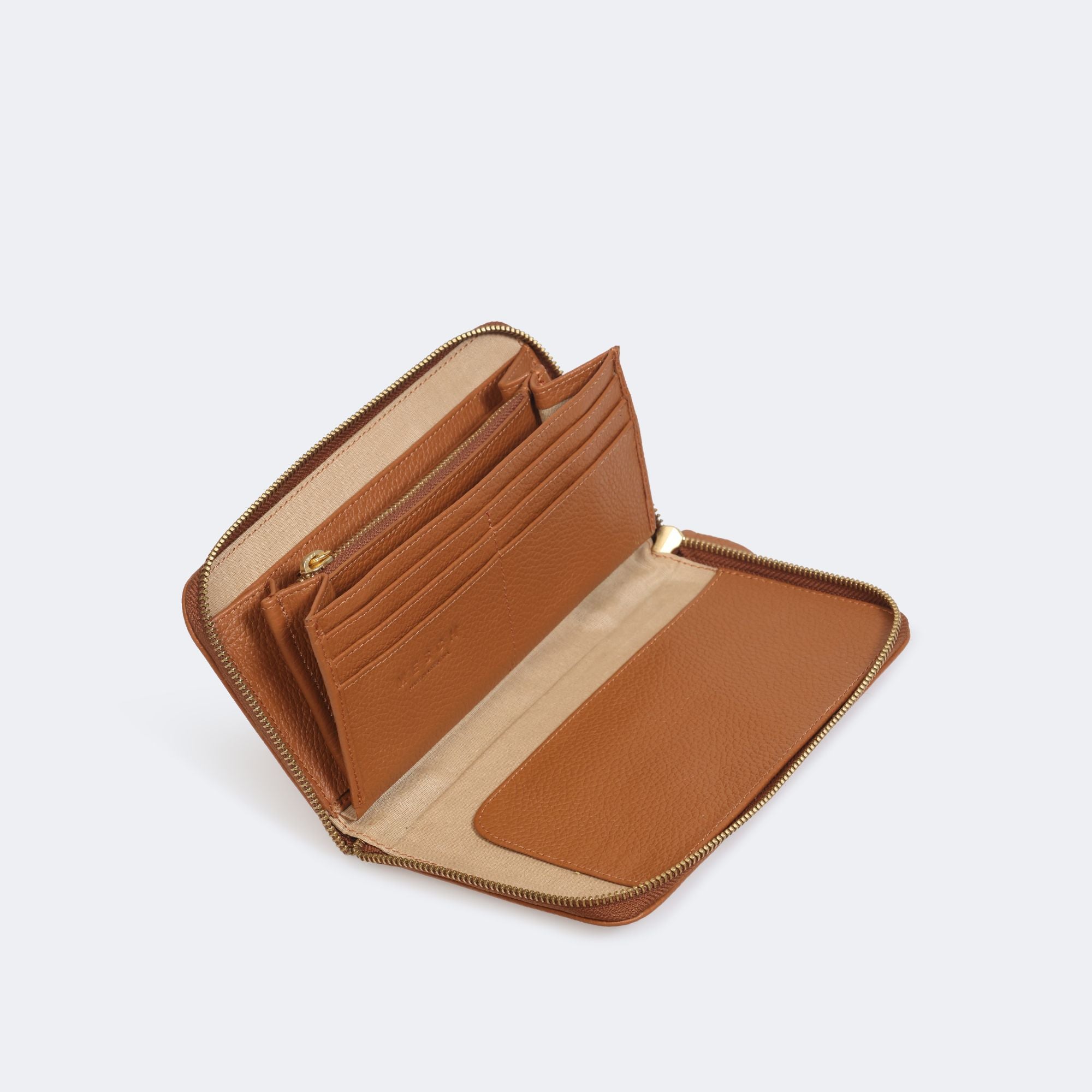 Large Wallet – Leather Zip-Around Wallet