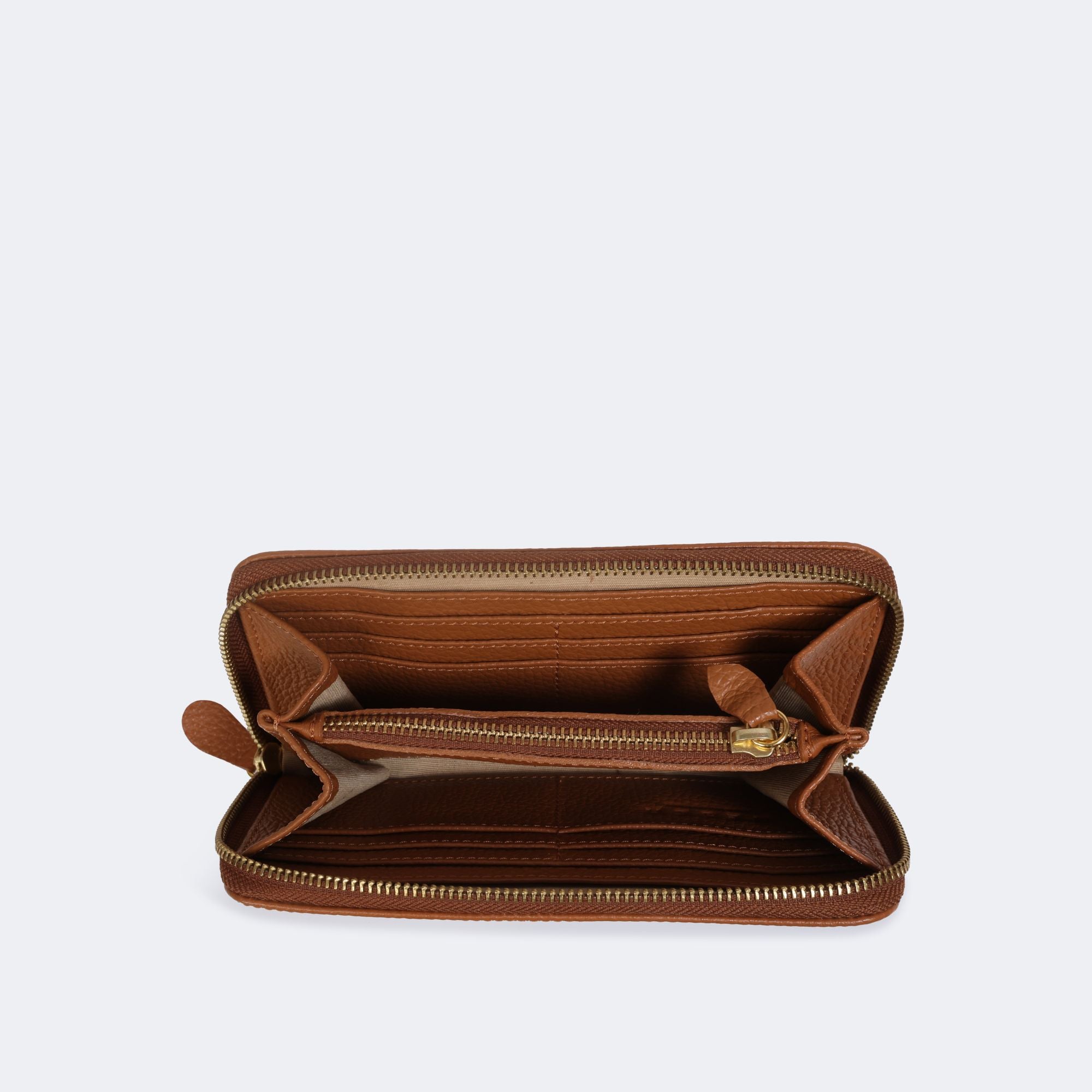 Medium Wallet – Leather Zip-Around Wallet