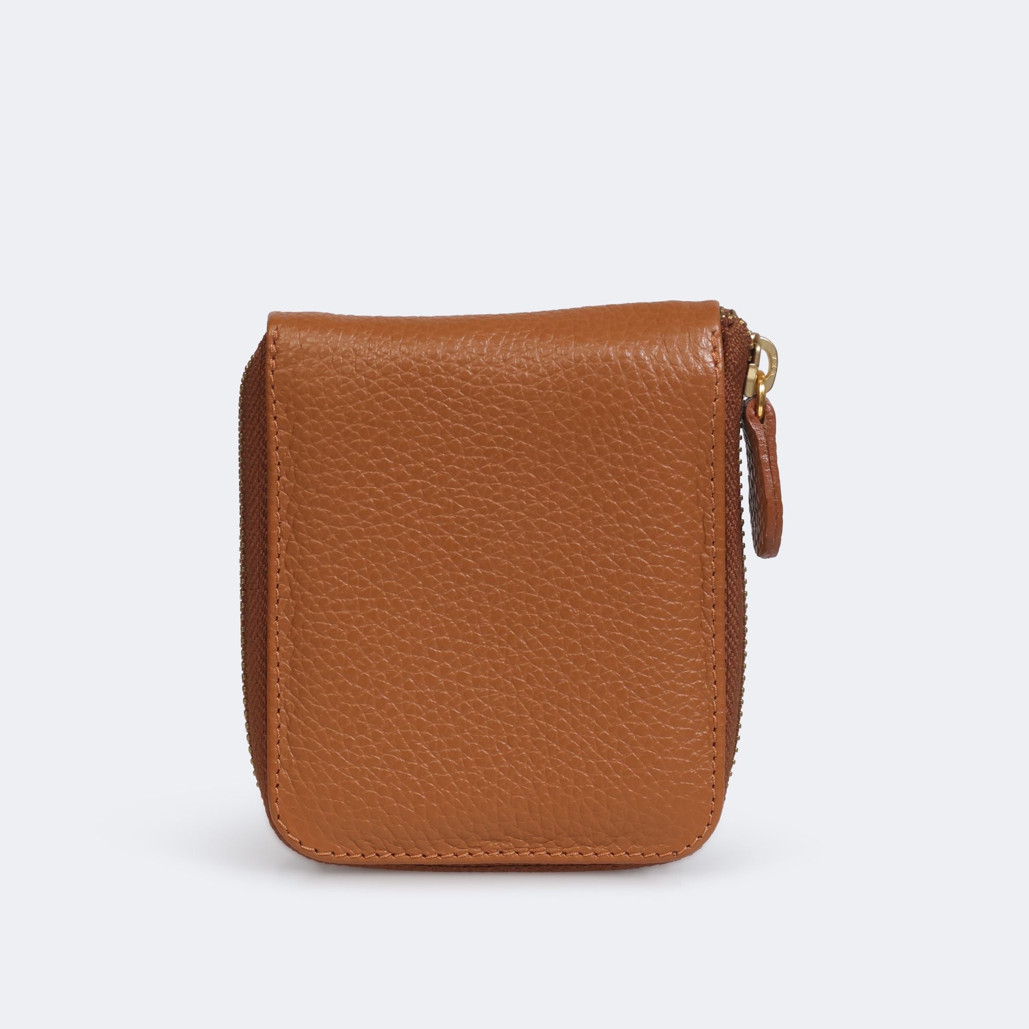 Mini Wallet – Leather Zip-Around Wallet