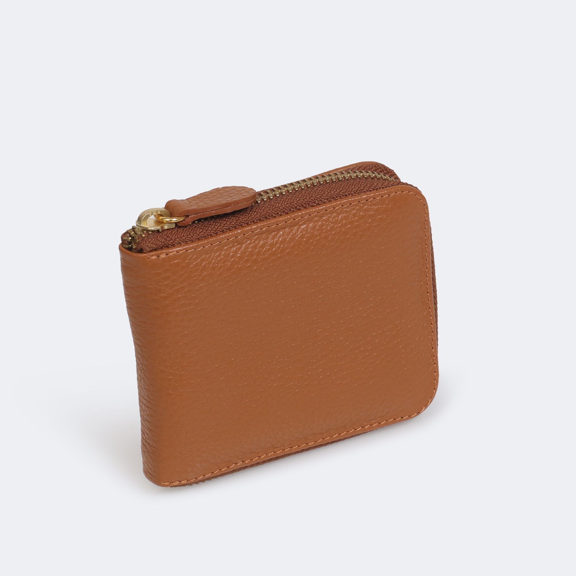 Mini Wallet – Leather Zip-Around Wallet