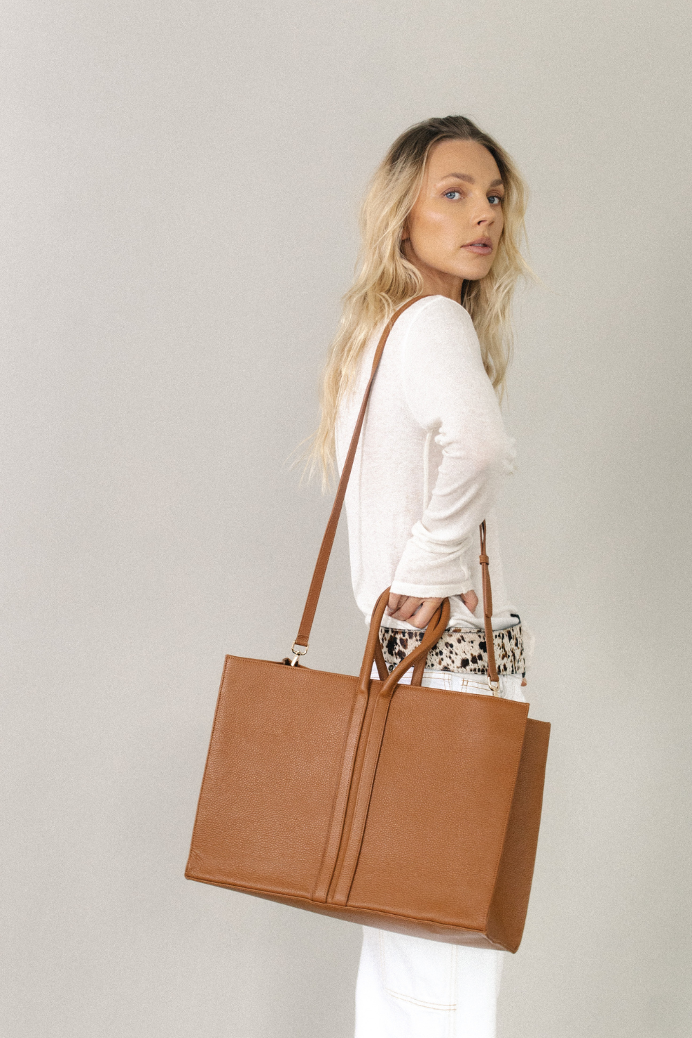 Sally Large Leather Tote