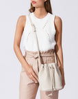 Madison Bucket Bag Ivory