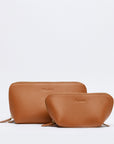 Leather Pouch Set Caramel